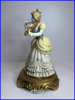 Vintage Mid Century Capodimonte Porcelain Musical Figure Sculptor SCHUBERT SERE