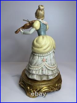 Vintage Mid Century Capodimonte Porcelain Musical Figure Sculptor SCHUBERT SERE