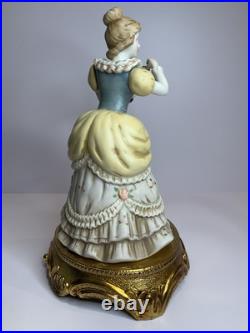 Vintage Mid Century Capodimonte Porcelain Musical Figure Sculptor SCHUBERT SERE