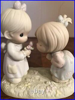 Vintage Precious Moments Figurines Good Friends are Forever Tell it to Jesus