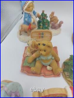 Vintage Priscilla Hillman Resin Cherished Teddies Figures 1996-1999 Lot of 18