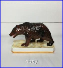 Vintage Rare Mottahedeh Bear Statue Figurine Made In Italy