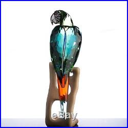 Vintage Swarovski Birds of Paradise Macaw Parrot Figurine Crystal Retired