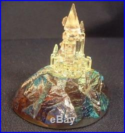 Vintage Swarovski Crystals 2.5 Inch Tall Rainbow Castle Figurine