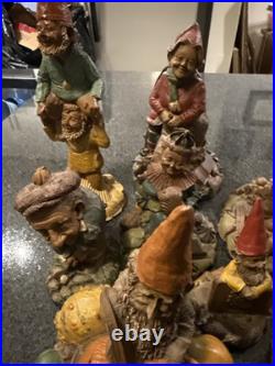 Vintage Tom Clark Gnomes, Lot Of 11 Figurines Rare Excellent