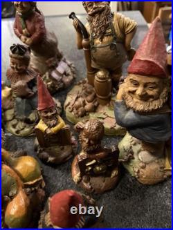 Vintage Tom Clark Gnomes, Lot Of 11 Figurines Rare Excellent