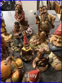 Vintage Tom Clark Gnomes, Lot Of 11 Figurines Rare Excellent
