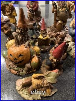 Vintage Tom Clark Gnomes, Lot Of 11 Figurines Rare Excellent