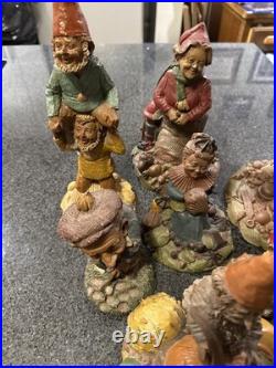 Vintage Tom Clark Gnomes, Lot Of 11 Figurines Rare Excellent