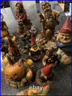 Vintage Tom Clark Gnomes, Lot Of 11 Figurines Rare Excellent