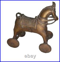 Vintage Unique Metal Horse Collectible Bronze Metal Horse Decorative Item