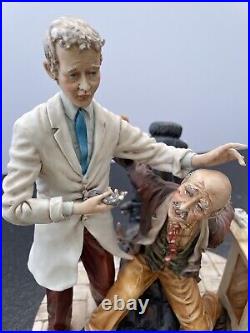 Vintage porcelain Capodimonte Scapinello's The Dentist figurine