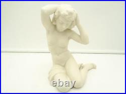 Vtg Art Deco Karl Tutter German Hutschenreuther Female Nude Figurine Sculpture