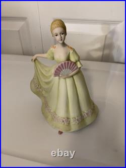 Vtg Flambro I Could Have Danced All Night Girl Green Dress Sculpture Music Box Vtg Flambro I Could Have Danced All Night Girl Green Dress Sculpture Music Box