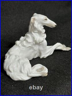 WIEN Austria Laying Canine Porcelain