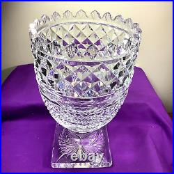 Waterford Crystal Master Cutter Large Footed Sawtooth Edge Vase / Urn 347