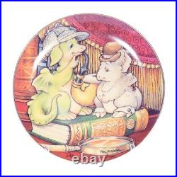 Whimsical World of Pocket Dragons Vintage Resin Sherlock Holmes Signed Plate 8
