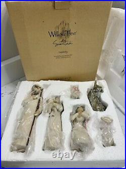 Willow Tree 6 Piece Nativity Set sculpted hand-painted figures. First Year