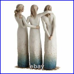 Willow Tree By My Side Figurine 27368 Sisters Girls Cousins in Branded Gift Box
