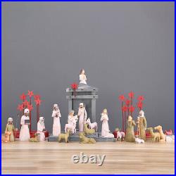 Willow Tree Decor Nativity Figures Statue Hand Painted Decor Christmas Gift