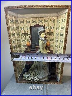 Woman Olden Day Setting Wall Art Figurine Collectable Display